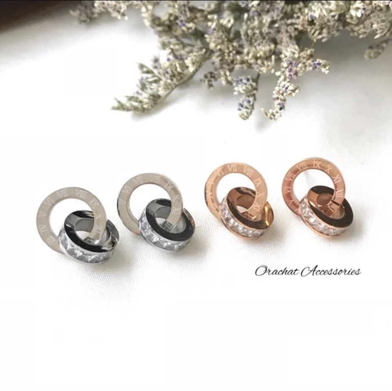 VICKII CROSS TM 14K Earrings