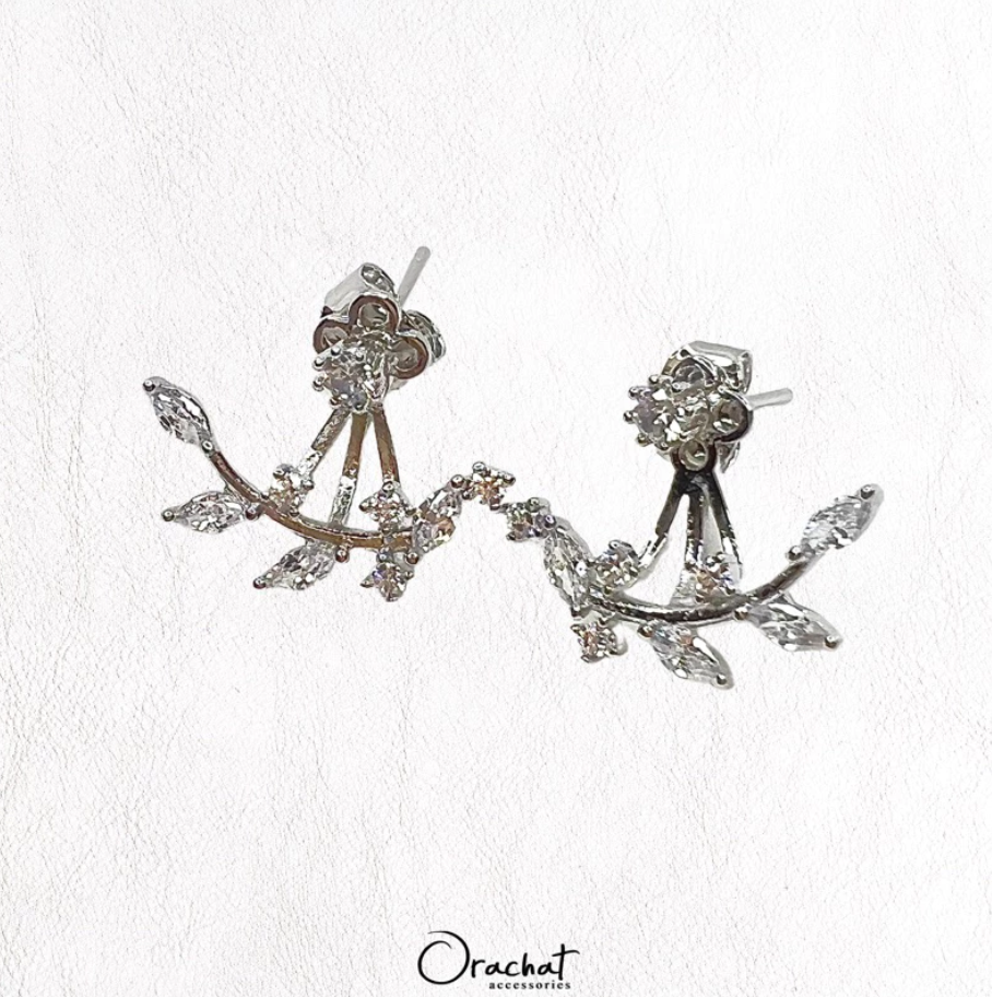 OLIVE LEAF JAVA Earrings