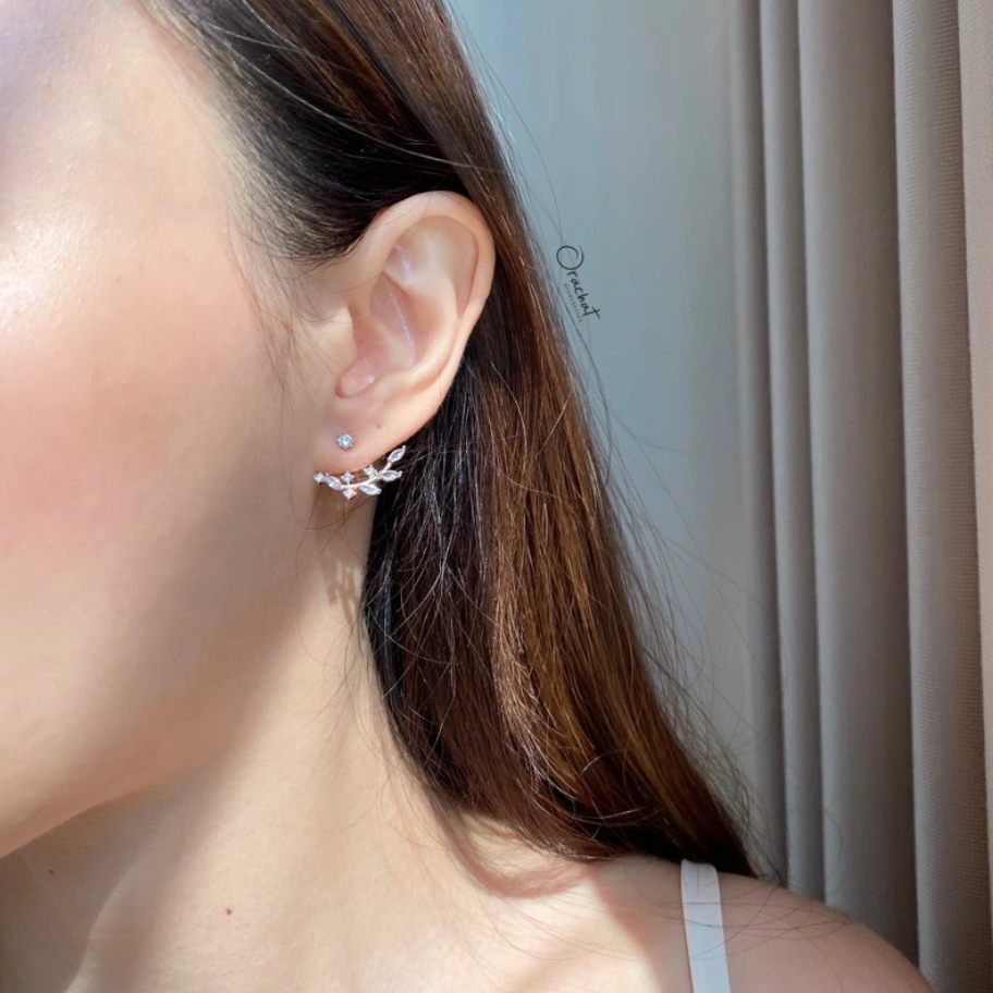  OLIVE LEAF JAVA Earrings