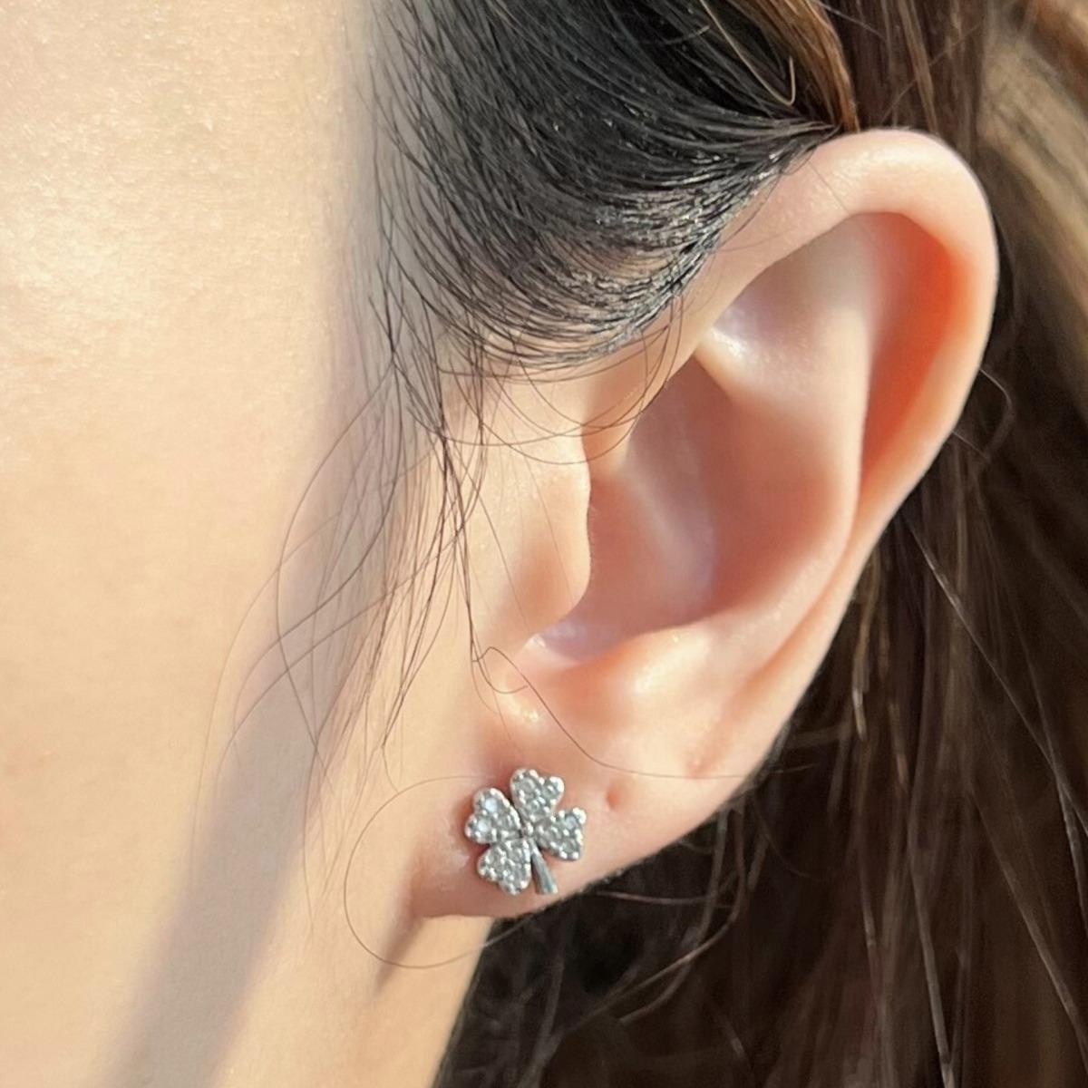  MINI CLOVER 14K Earrings