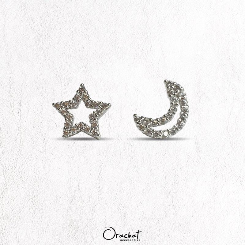 MOON STAR 14K Earrings