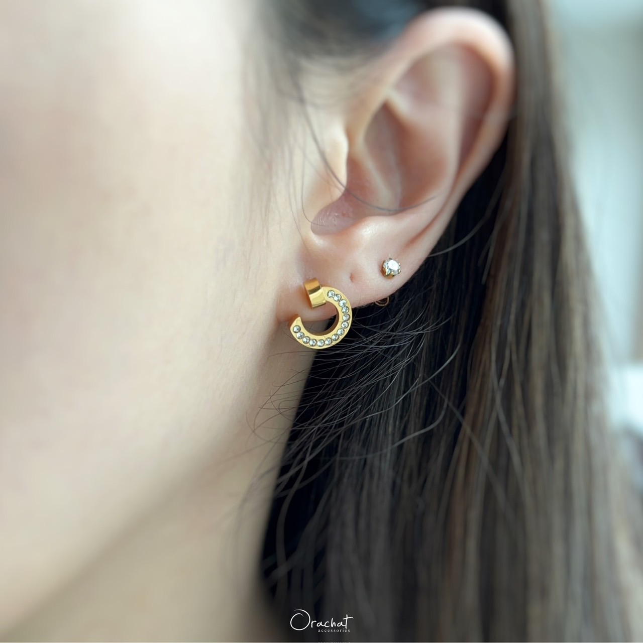  GWEN NAIL 14K Earrings