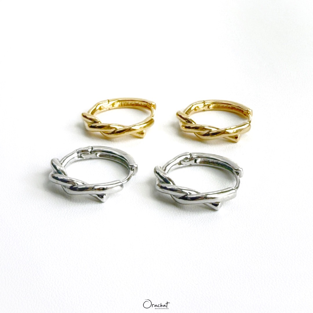 HALLIE 14K HOOP Earrings