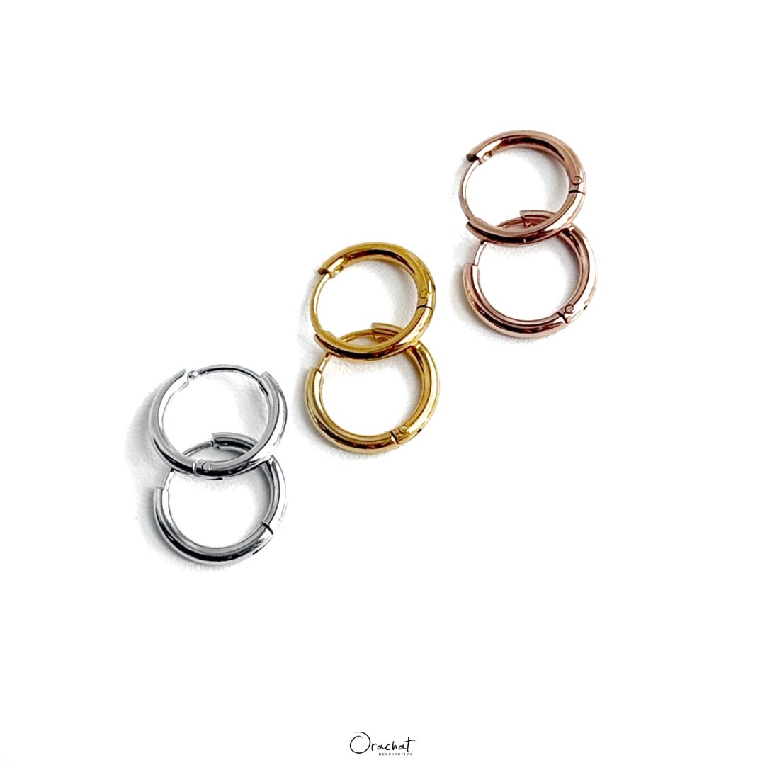 HANA 14K HOOP earrings