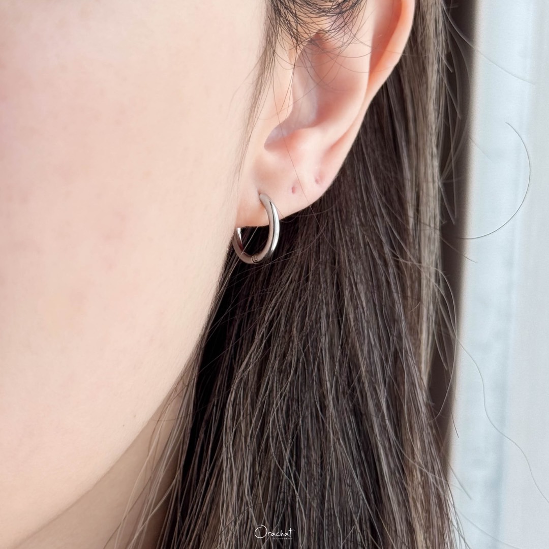  HANA 14K HOOP earrings