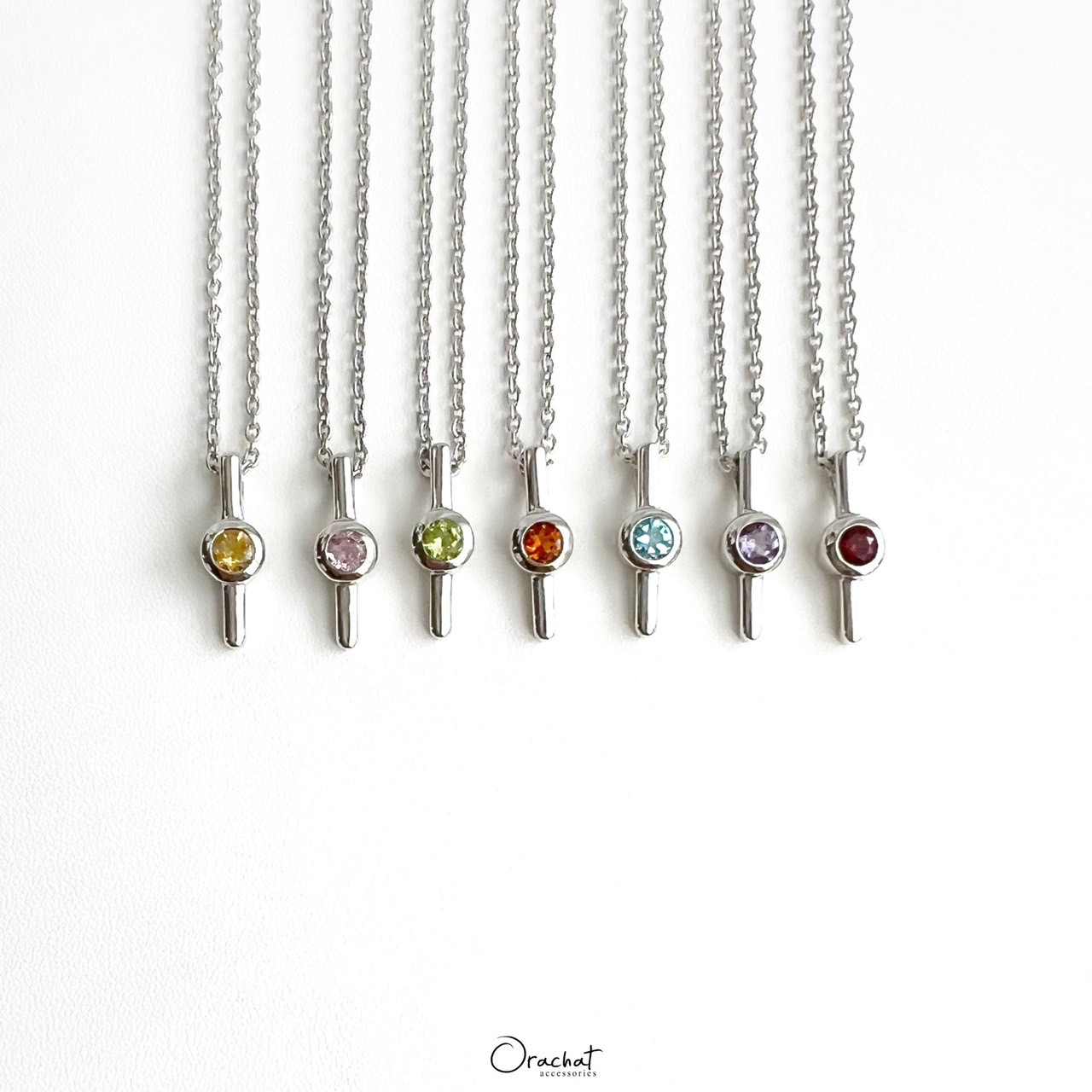 BIRTHSTONE 100 H&A Necklace