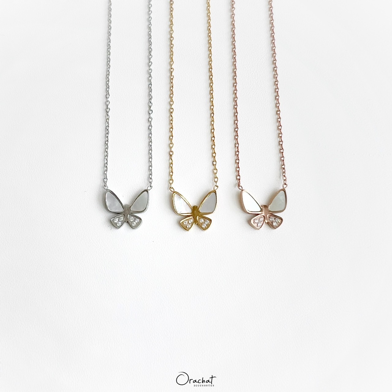 SHARON BUTTERFLY 14K Necklace