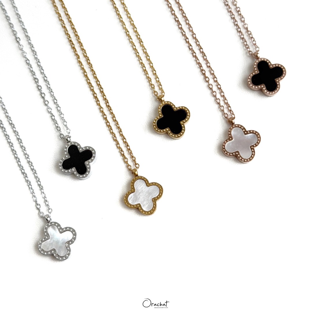FLOWER 14K necklace