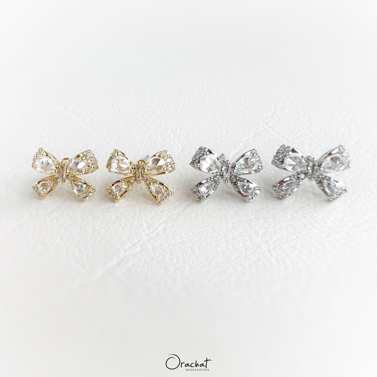 LOLITA RIBBON 14K Earrings