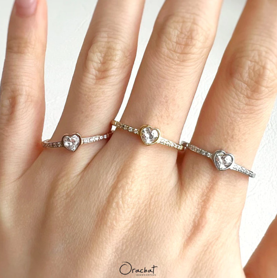  LITTLE HEART 14K Ring