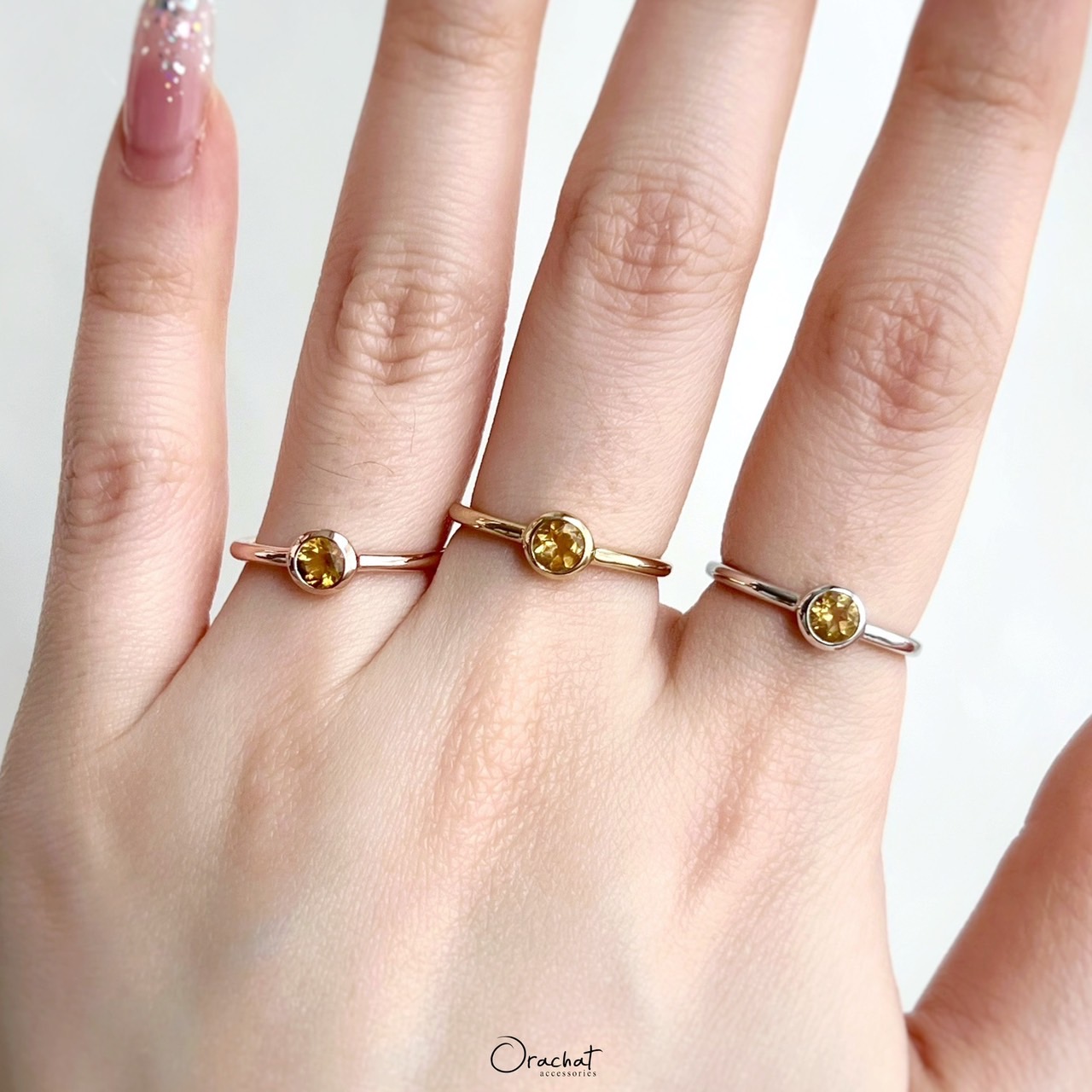  BIRTHSTONE 100 H&A Ring