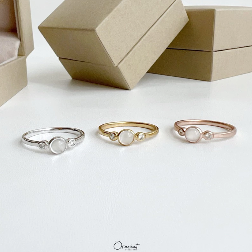 MOONSTONE 100 H&A Ring